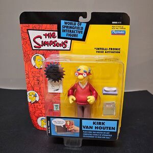 Kirk Van Houten World of Springfield Simpsons Intellitronic Figure 2002 NIP READ